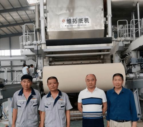 保定維拓新月型衛(wèi)生紙機在順通紙制品廠成功開機 助力衛(wèi)生用品產業(yè)升級