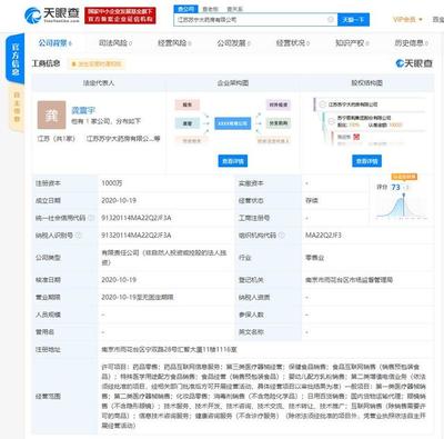 蘇寧易購跨界布局醫(yī)藥領(lǐng)域 成立江蘇蘇寧大藥房，注冊資本1000萬